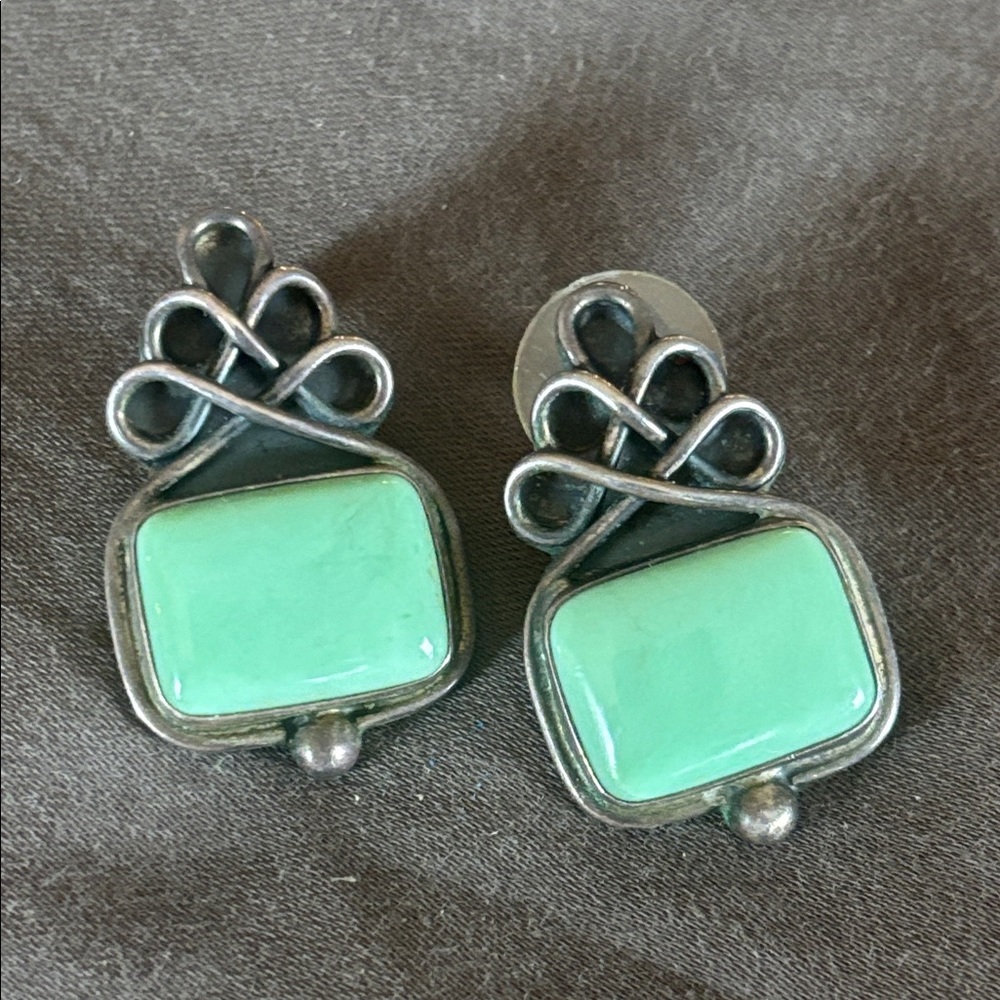 Jay King DRT turquoise and sterling earrings